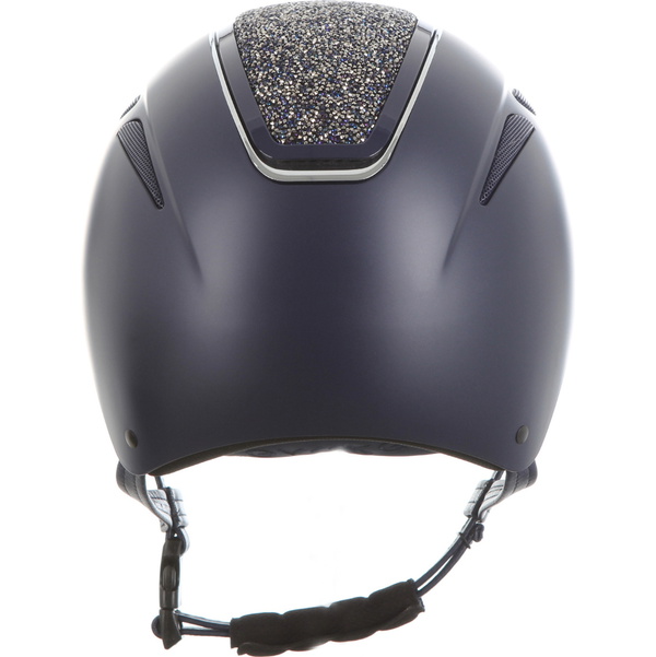 2026 Evoke Unisex Callisto Klassiker Gipfel Reiten Hut & Liner 200372003 - Navy / Kristall